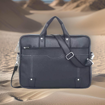 house of common Men & Women Black Messenger Bag