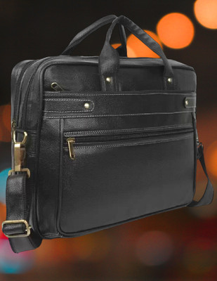 house of common Men & Women Black Messenger Bag