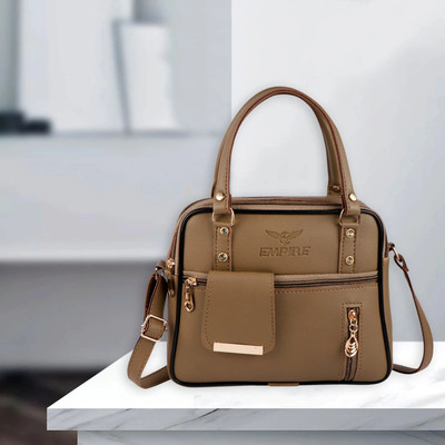 EMPIRE Women Beige Handbag
