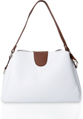 Noxora Women White Hand-held Bag