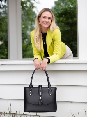 FL first look Women Black Handbag