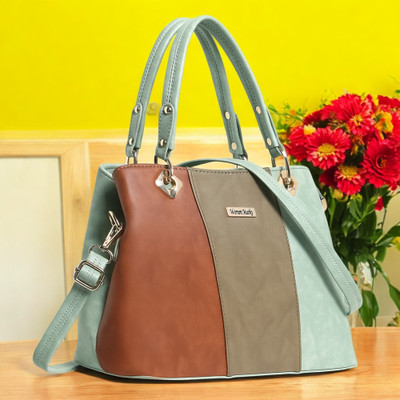 Women Marks Women Green, Multicolor Hand-held Bag