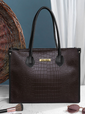 LEGAL BRIBE Women Brown Tote