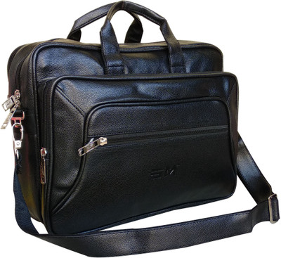 SM Men Black Messenger Bag