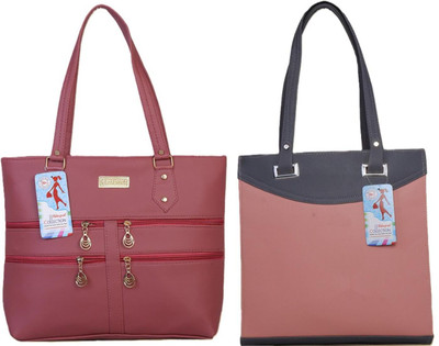 MSK Collection Women Red, Pink Messenger Bag