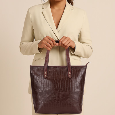 Trendz Firenze Girls Brown Tote