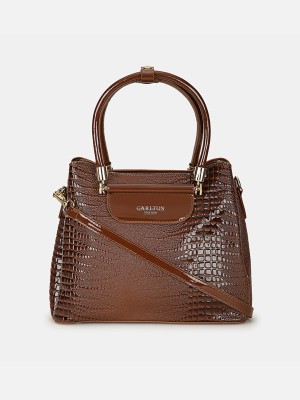 CARLTON LONDON Women Brown Satchel