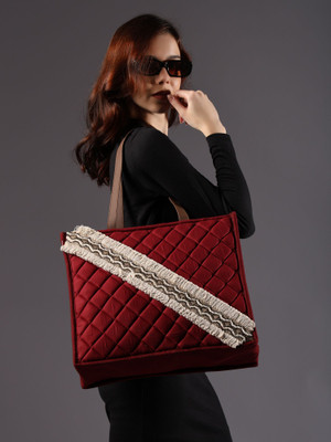 ENSAC Women Maroon Tote