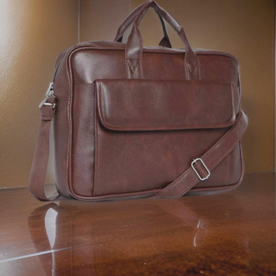 house of common Men & Women Brown Messenger Bag