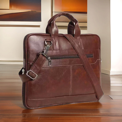 house of common Men & Women Brown Messenger Bag