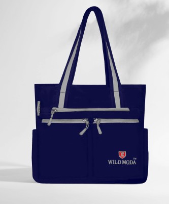 Wildmoda Women Blue, Grey Shoulder Bag