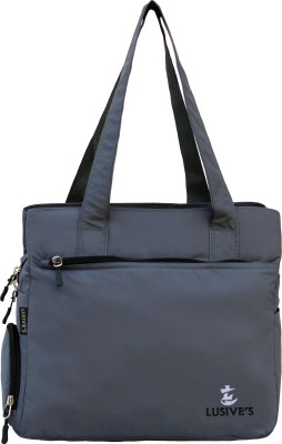 LUSIVES Women Grey, Black Handbag