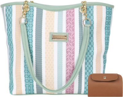 ARNLC Women Green Hand-held Bag(Pack of: 2)