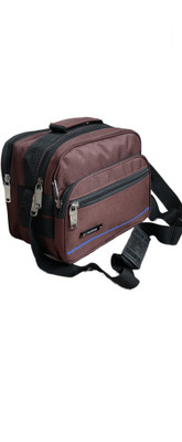 MISHK Men Brown Messenger Bag