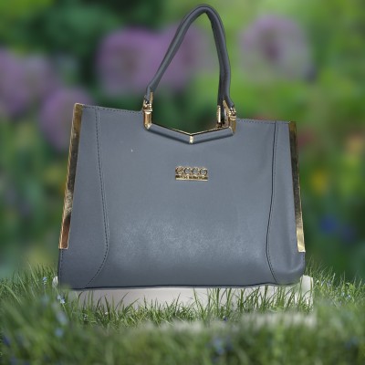 Classy Bella Women Grey Handbag