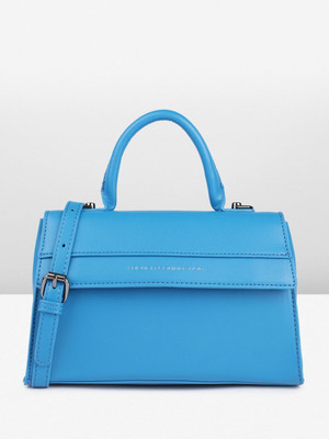 French Connection Women Blue Satchel