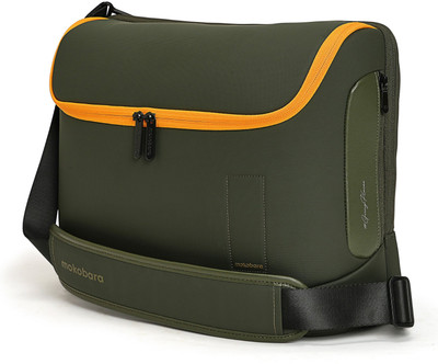 Mokobara Men & Women Green Messenger Bag