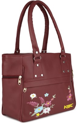 house of common Women Maroon Hand-held Bag