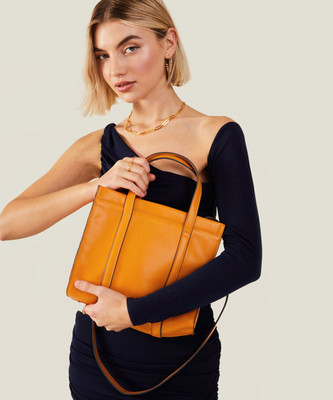 ACCESSORIZE LONDON Women Yellow Shoulder Bag