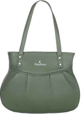 Faishno Women Green Handbag