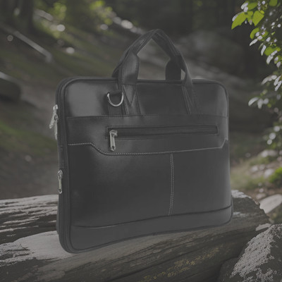 house of common Men & Women Black Messenger Bag