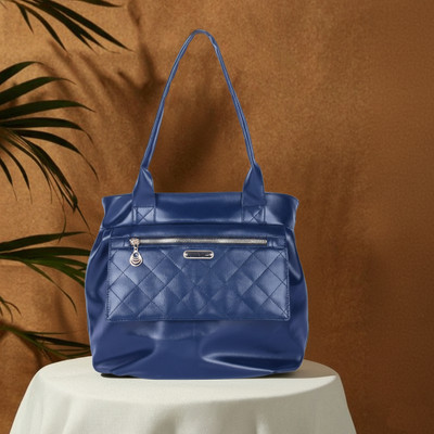 M R ALKA Women Blue Handbag