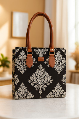 TrendStore Women White, Black Handbag