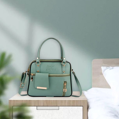 EMPIRE Women Green Handbag