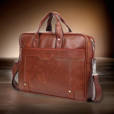 JairaJ Men & Women Tan Messenger Bag