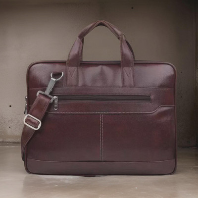 Shivra Men & Women Brown Messenger Bag