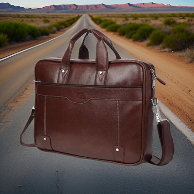 Shivra Men & Women Brown Messenger Bag