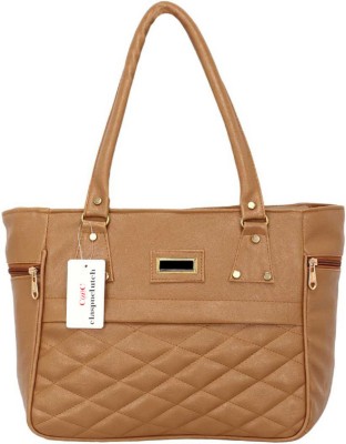 ENSAC Women Khaki Hand-held Bag