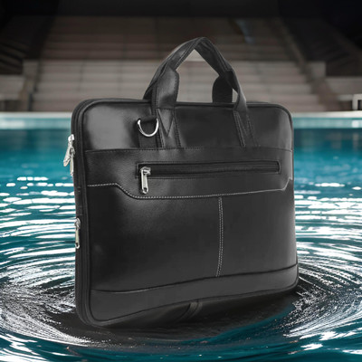 house of common Men & Women Black Messenger Bag