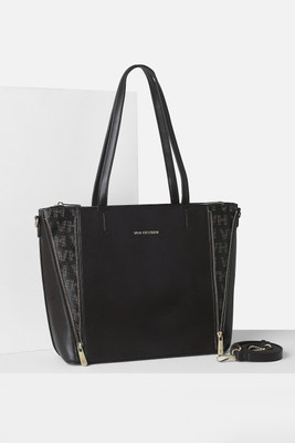 VAN HEUSEN Women Black Handbag