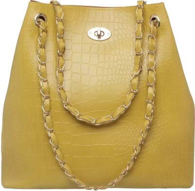 Fortify Craft Women Yellow Shoulder Bag