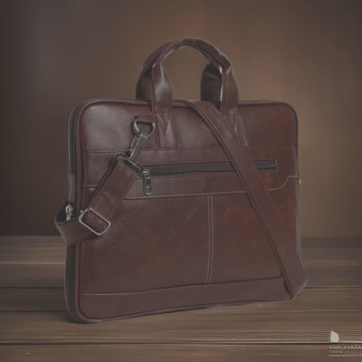 house of common Men & Women Brown Messenger Bag