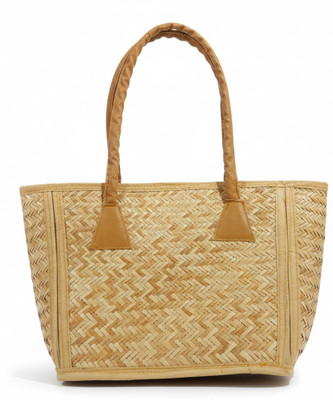 Diva Handicraft Women Beige Shoulder Bag