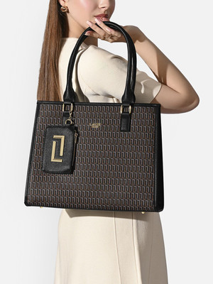 Lavie Luxe Women Black Tote