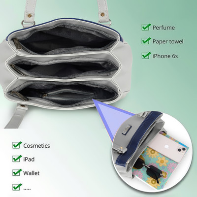 Snappy Women Grey, Pink Shoulder Bag