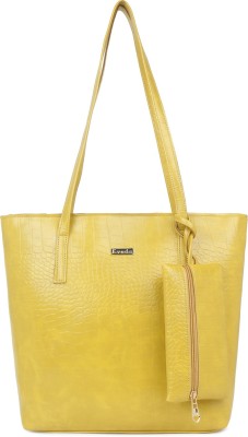 Eveda Women Yellow Tote