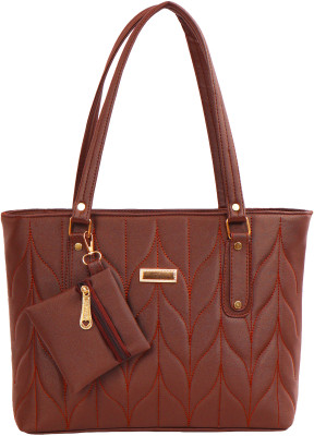 Rajni Fashion Women Tan Shoulder Bag