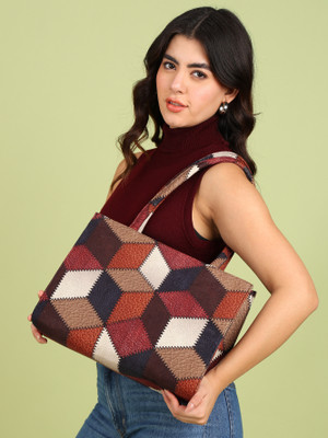 Lookout Fashion Women Maroon Tote