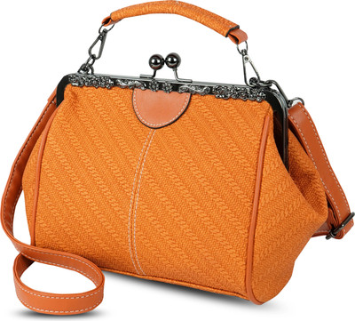 STORITE Women Orange Handbag