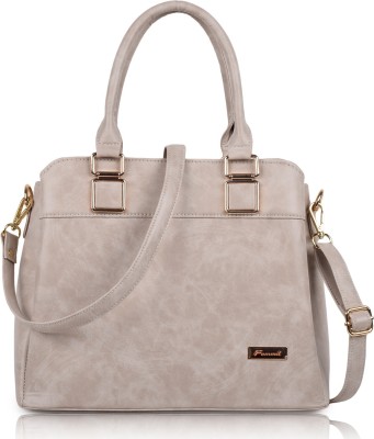 FOMMIL Women Khaki Handbag