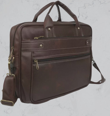 house of common Men & Women Brown Messenger Bag