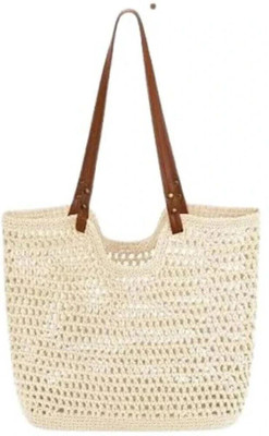 SSCollection Women Beige Shoulder Bag
