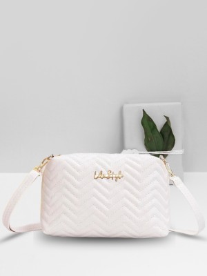 TCRAZY Women White Sling Bag