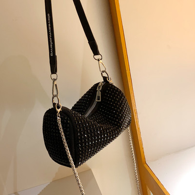 DOSYSO Women Black Sling Bag