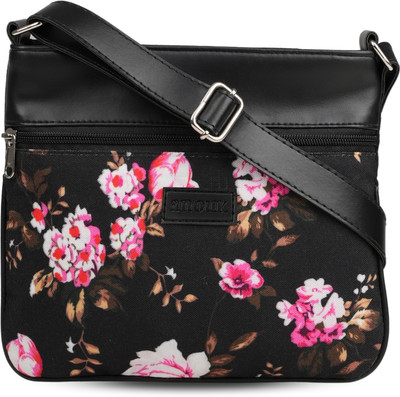 ANOUK Multicolor Sling Bag A stylish floral sling bag with an adjustable strap