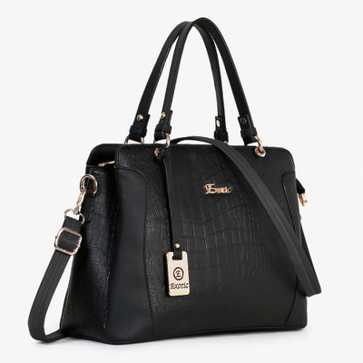 Exotic Women Black Hand-held Bag